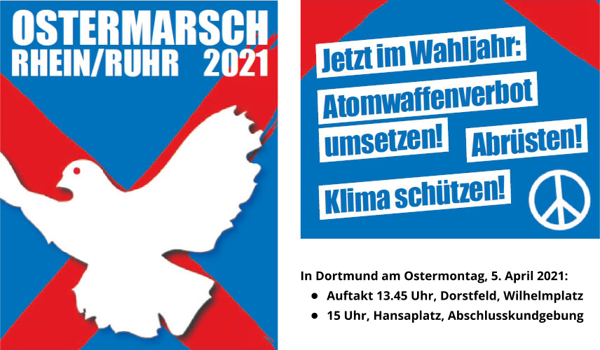 Ostermarsch Rhein – Ruhr 2021